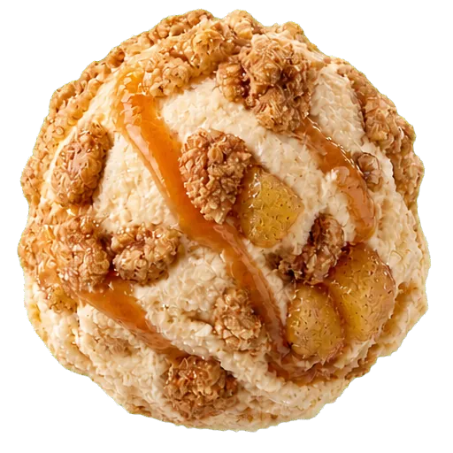 Bourbon Vanilla Apple Crisp gelato