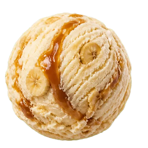 Roasted Banana Dulce De Leche gelato