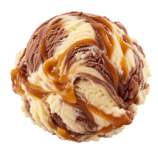 Caramel Swirl ice cream