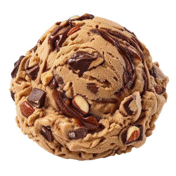 Coffee Almond Fudge ice cream