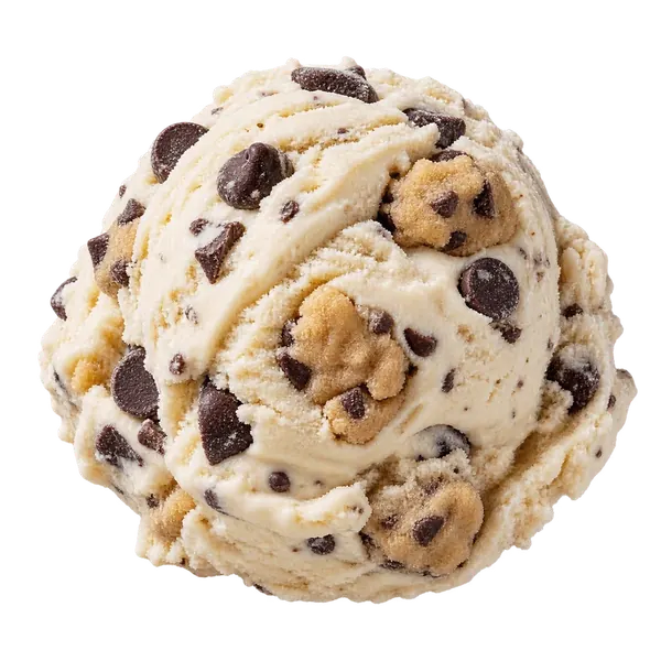 Cookie Dough ice cream scoop available from the Sweet Escape catalog