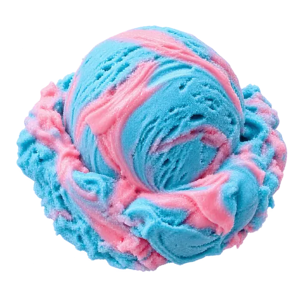 Cotton Candy Twist ice cream