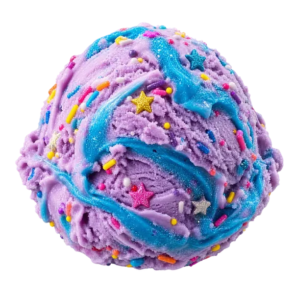 Unicorn Stars ice cream